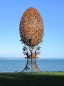 Preview: Rusty iron Egg Faberge Sculpture